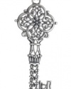 Sterling Silver Filigree Key Pendant, 18