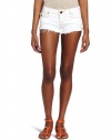 True Religion Women's Joey Snake Eyes Short, Optic White, 25