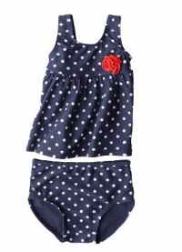 Just One You by Carter's Girls' Polka Dot 2-Piece Tankini Set (9 Months)