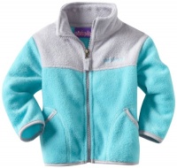 Pink Platinum Baby-Girls Infant Color Block Fleece Jacket, Aqua, 18 Months