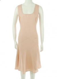 Lauren Ralph Lauren Linen Scoop Neck Dress Not Hell Pink 8