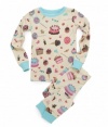 Hatley Kids Applique PJ Set (Toddler/Little Kids/Big Kids) Candy