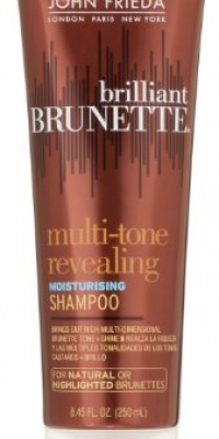 John Frieda Brilliant Brunette Multi-tone Revealing Moisture Shampoo for Natural or Highlighted Brunette, 8.45 Ounce (Pack of 2)