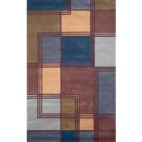 Amalfi Liora Manne Modern Blue Contemporary 2' x 3' Rug- 1974-03