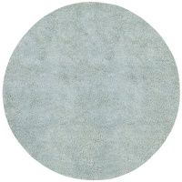 Area Rug 10x10 Round Shag Spa Blue Color - Surya Aros Rug from RugPal