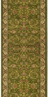 Area Rug 2x14 Runner Traditional Sage - Ivory Color - Safavieh Lyndhurst Rug from RugPal