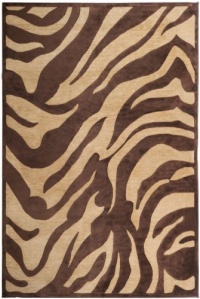 Area Rug 2x3 Rectangle Animal Inspirations Chocolate Color - Surya Basilica Rug from RugPal