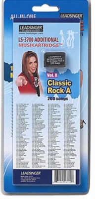 Leadsinger LS-3C08 Classic Rock A Cartridge for LS-3000 Series Karaoke System (200 Songs)