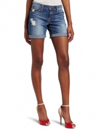 Joe's Jeans Women's Destroyed Long Rolled Short