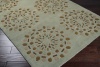 Surya Bombay BST-428 Area Rug - Mint Green/Brown Size - 2.6 x 8 ft. Runner