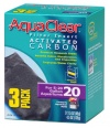 Aquaclear Activated Carbon Insert, 20-Gallon Aquariums, 3-Pack