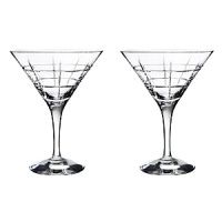 Orrefors Street Martini Pair