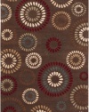 Brown Surya Bombay 2'x3' Contemporary Rectangle Area Rug from RugPal.com