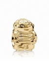 A precious little boy charm in 1K gold looks sweet on a PANDORA bracelet.