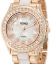 XOXO Women's XO5472 Rose Gold with White Epoxy Analog Bracelet Watch