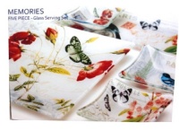 Memories: 5PC - Glass Serving Set