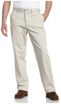 Nautica Men's True Khaki Flat Front Pant