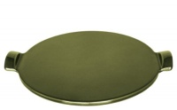 Emile Henry Flame Top Pizza Stone, Olive