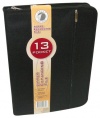 It's Academic Zipper Expanding File, 13-Pockets, Black (95870-B)