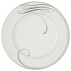 Waterford's Ballet Ribbon bone china dinnerware echoes the graceful forms and lines of the interpretive dance and the satin ribbons which adorn ballerinas' costumes and pointe shoes. Mix in the brightly colored accent plates to make your table pop or to blend the pattern into your dining décor.