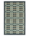 A traditional basketweave plaid is updated for the modern home in this area rug only from Martha Stewart rugs. Hand tufted in India of long wool fibers, this luxurious home accent presents unparalleled comfort and style underfoot.