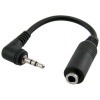 2.5mm (Male) To 3.5mm (Female) Stereo Audio Jack Adapter