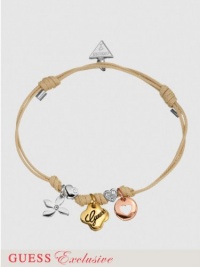 GUESS Charm Slit Knot Bracelet, MULTI