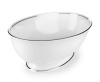 A Lenox classic, the Federal Platinum vegetable bowl adds a luxurious note to your table in exquisite white bone china with platinum trim. Coordinating Debut Platinum crystal stemware adds the finishing flourish.