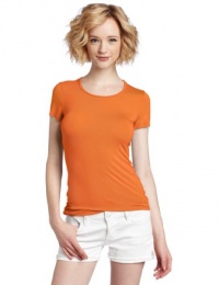 Bailey 44 Women's Short Sleeve Basic Tee, Orange, Large