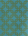 Liora Manne Spello Chains Rug, 7-Feet 6-Inch by 9-Feet 6-Inch, Aqua