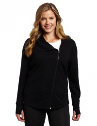 Calvin Klein Performance Women's Plus Size Asymmetric Spliced Jacket