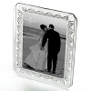 classic and elegant display of true love! The wedding heirloom frame adds a touch of refinement to the classic beauty of the wedding photo. Display the memory of that special day for years to come. With packaging specifically designed for gift giving, the wedding heirloom collection requires no additional wrapping. Packaged in a white box with gray ribbon, the simplicity adds to elegance that is Waterford.