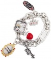 Disney Women's VL2001 Evil Queen Silver Dial Silver-Tone Charm Watch