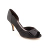 New/Display Isola Dolce Peep Toe Pumps, Classics Shoes Black Womens