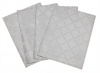 Lenox Laurel Leaf Placemats, Platinum, Set of 4