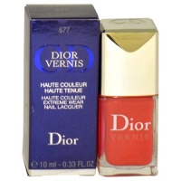 Dior Vernis Nail Lacquer No.677 Blazing Pink Women Nail Polish by Christian Dior, 0.33 Ounce