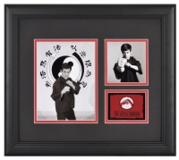 Bruce Lee The Little Dragon Framed Presentation - 15 X 17