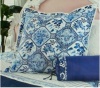 Lauren by Ralph Lauren Palm Harbor European Euro Sham - Blue & White Octagonal