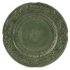 Fitz and Floyd Ricamo Dinner Plate, Green