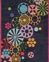 Momeni Lil Mo Falling Flowers Rug, Black, 5' x 7'