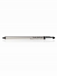 Trish's intensely pigmented, longest-wearing gel eye liner in pencil form glides on effortlessly inside or outside the lash line for high-powered definition while the built-in sponge tip perfectly softens liner for an easy smokey eye. The complimentary sharpener ensures the ideal shape for the best application. Smudge-proof, long-wear, color-true. 