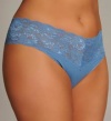 Cosabella Never Say Never Lovely Thong Plus Size Panty (12/16 Blue Jeans)