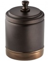 InterDesign York Metal Canister, Split Bronze