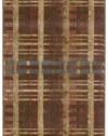 Nourison Zanibar Multicolor Stripe 2.0-Feet by 5.9-Feet Polyacrylic Area Rug