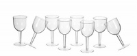 CreativeWare Unbreakable Wine Glass, Set of 8