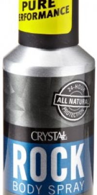 Crystal Rock Deodorant Body Spray, Cobalt Sky, 4 fl oz