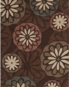 Cosmopolitan Kelp Brown Rug Rug Size: Round 8'