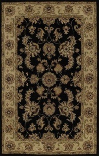 Dalyn Rugs Jewel JW 1787 Black Round Hand Tufted Rug, 8-Feet