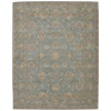 Nourison Rugs Heritage Hall Collection HE15 Aqua Round 6' x 6' Area Rug