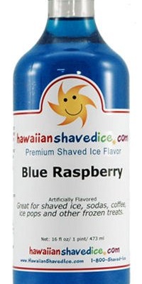 Hawaiian Shaved Ice - Blue Raspberry - Snow Cone & Shaved Ice Syrup - 16